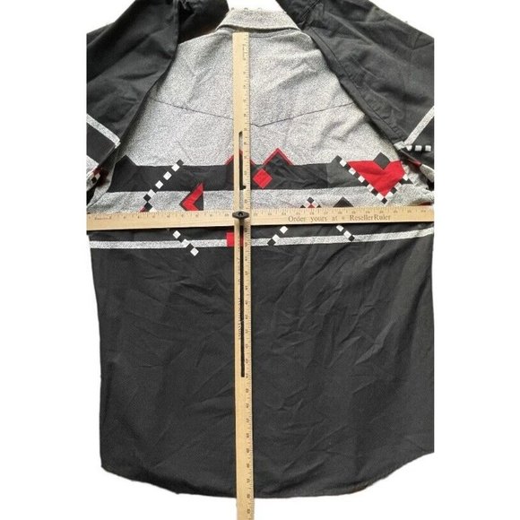 Roper Border Southwestern Rodeo Dalmation Print Button Down Shirt USA XL Men - Picture 4 of 6